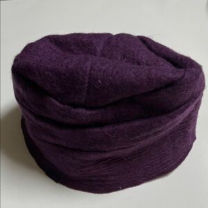 PrAna Purple 100%  medium size Wool Hat.
